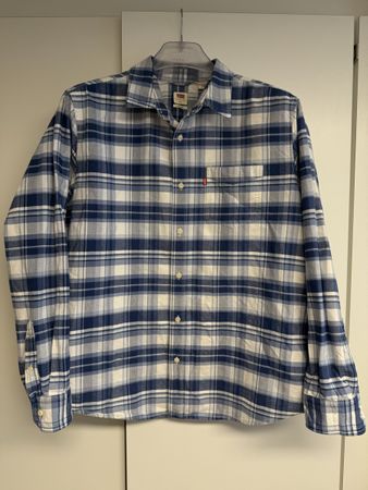 Levi's Hemd Gr. XL, Blau/Weiss Kariert - Top Zustand