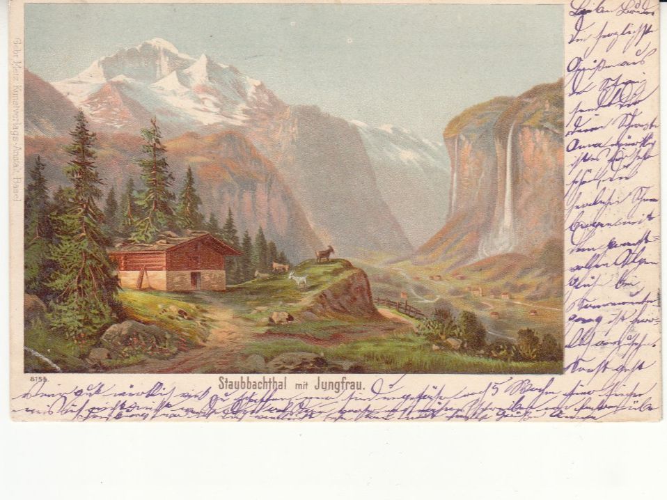 Cartoline postali: Staubbachthal 1900 – Usato da Bürglen TG venduto da StampGraf