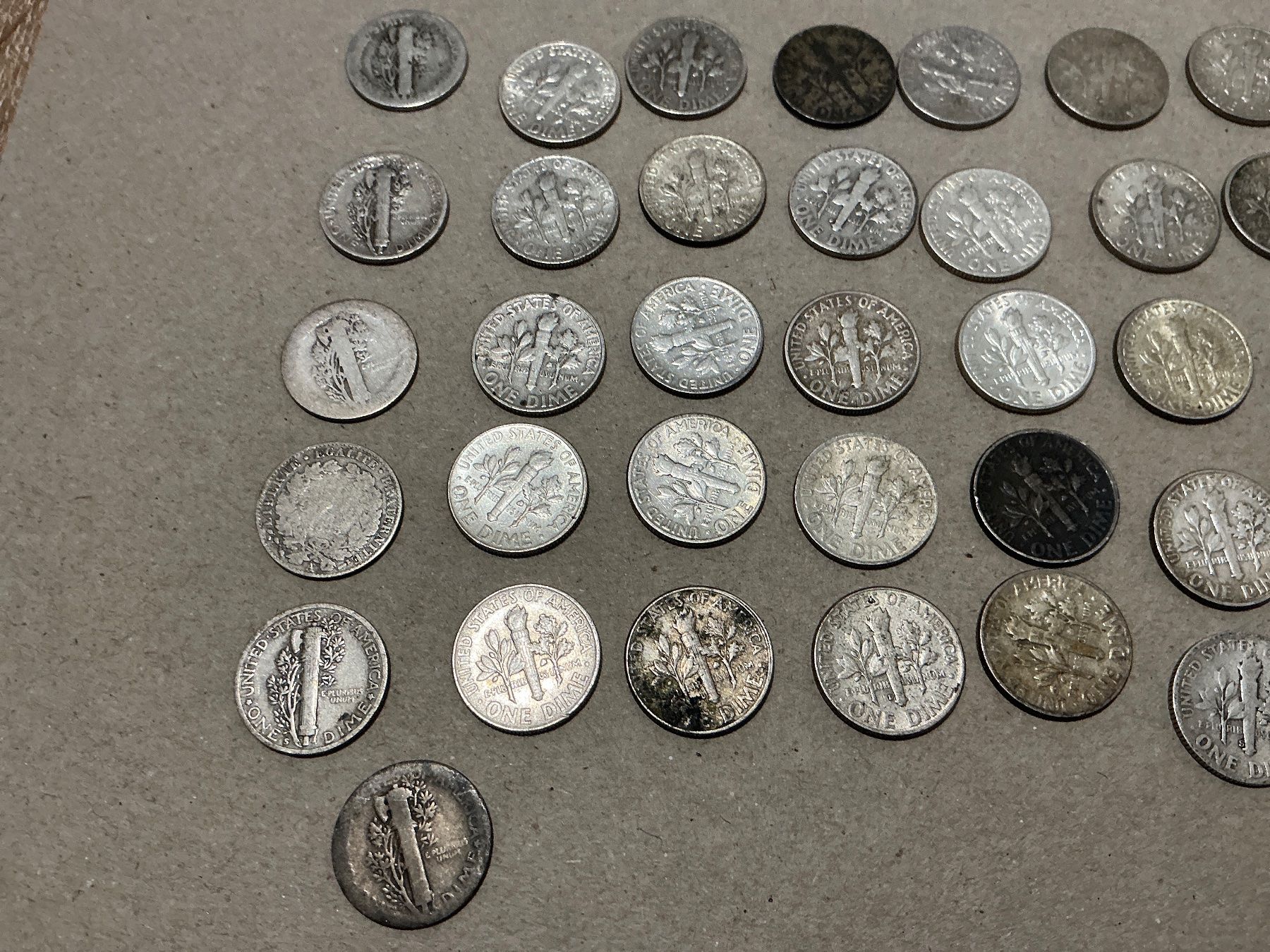 Tutti le monete: 46 x Dimes USA Silber – Usato da Oberurnen venduto da Numi2000 5