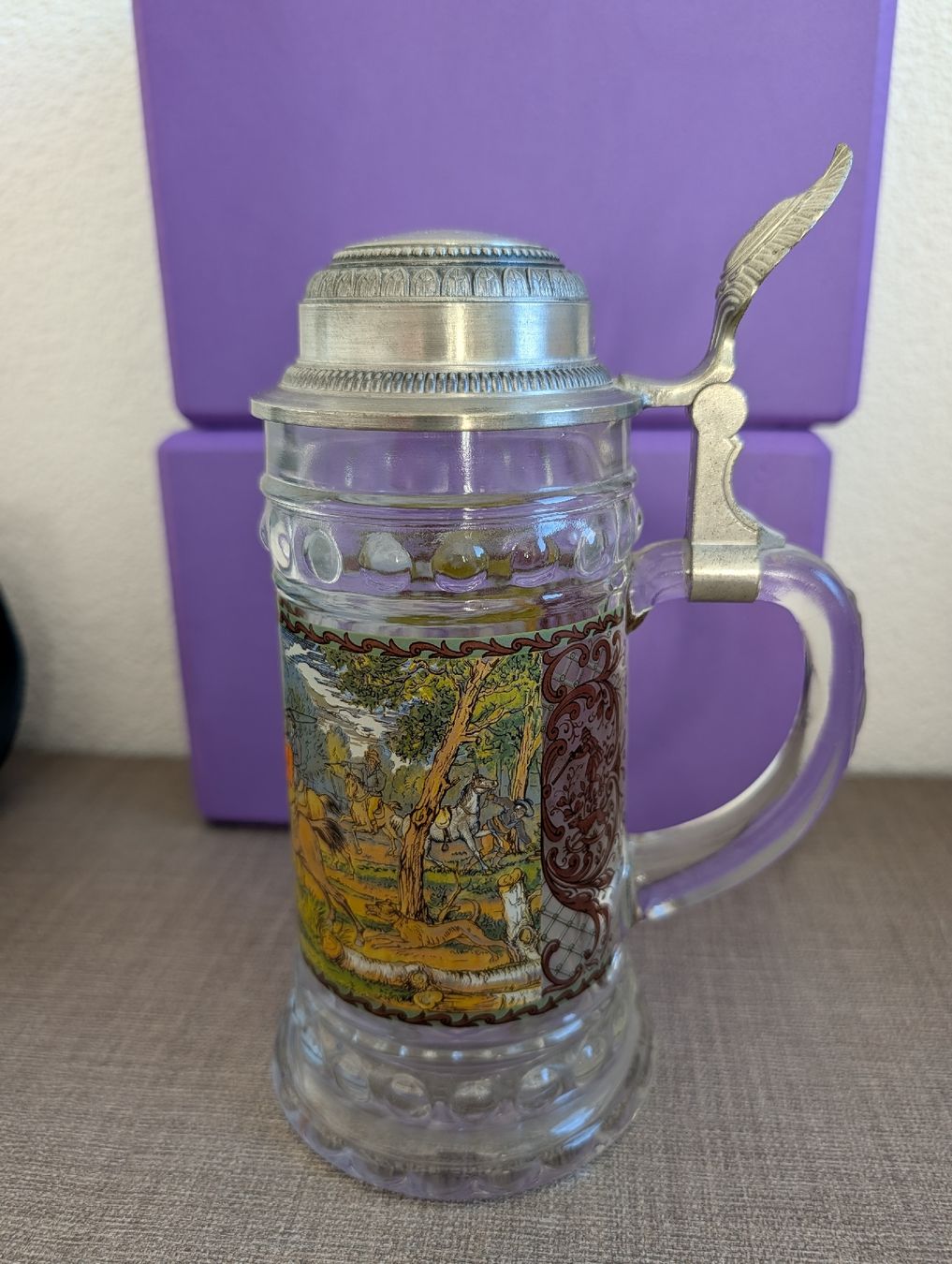 Bicchieri: Bierkrug Jäger Motiv – Usato da Bern venduto da ari_66yc 1