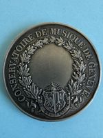 Alte Medaille Silber Conservatoire de Musique de Genève