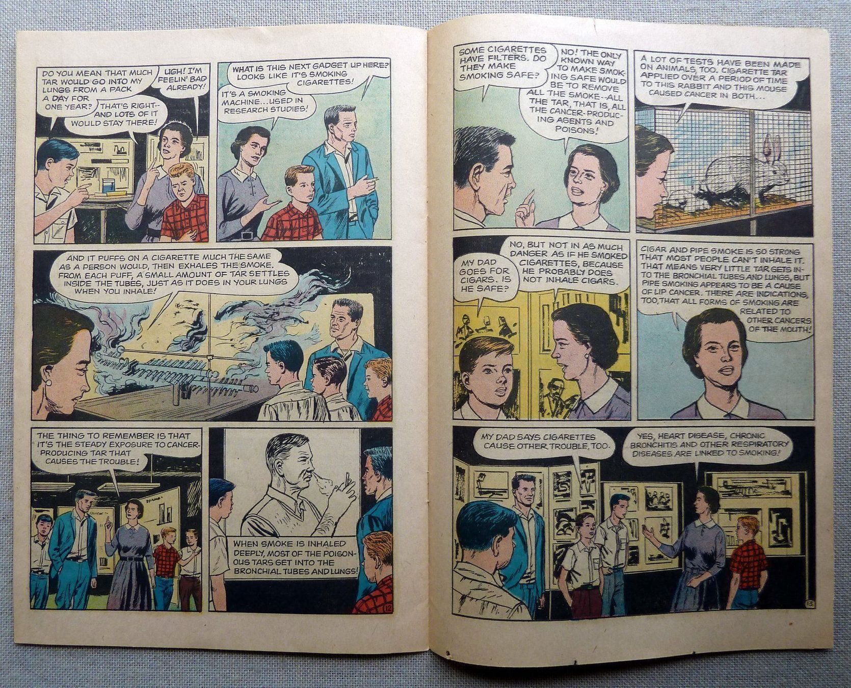 Comics: Comic gegen das Rauchen USA CANADA 1965 – Gebraucht aus Mesocco von Nugivendus