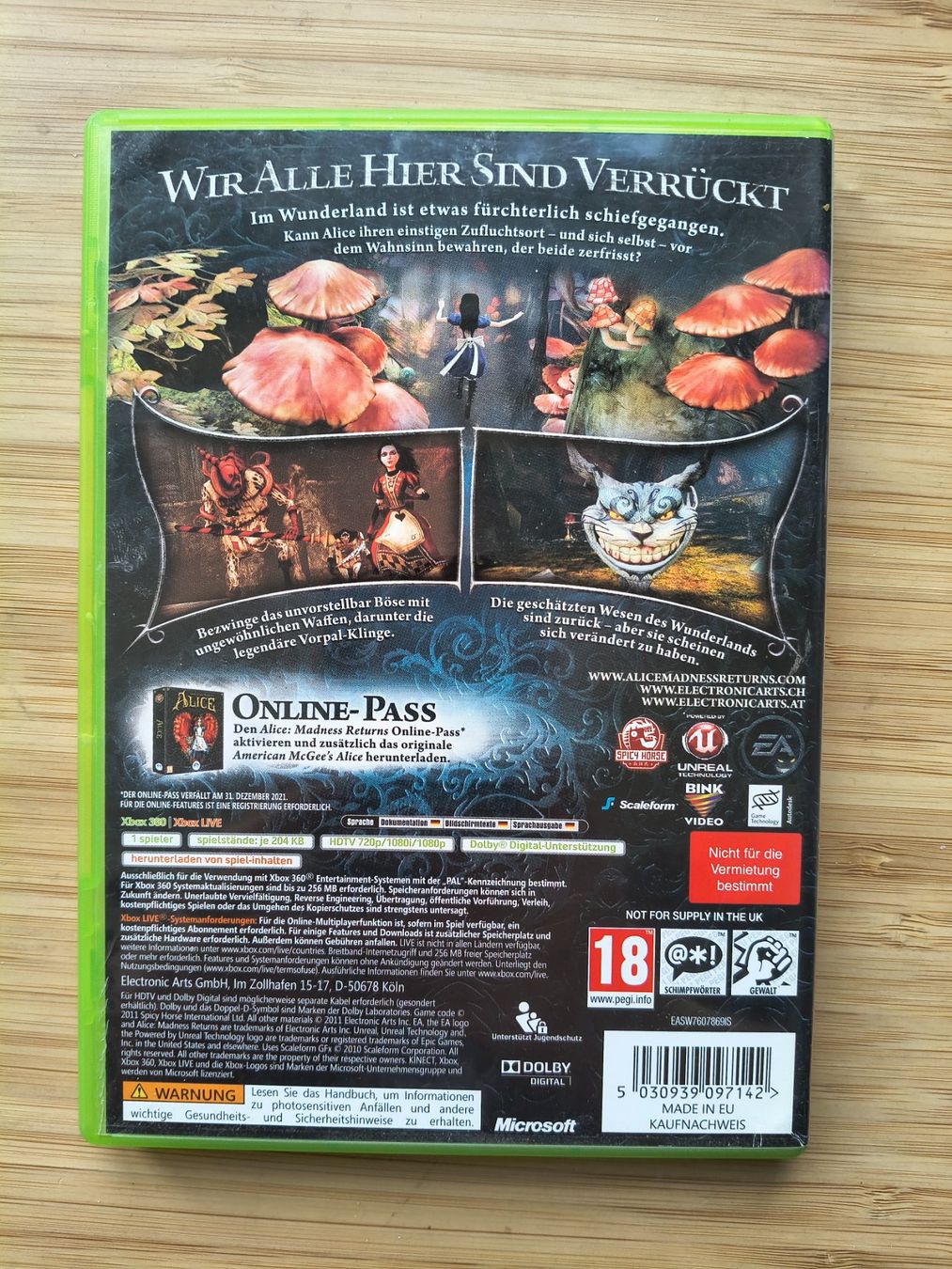 Giochi: Alice - Madness Returns (XBox 360) – Usato da Riedholz venduto da ste_96cd 1