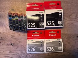 10 x Canon PIXMA Tintenpatronen PGI-525/CLI-526 (NEU)