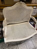 Sitzbank für 1-2 Personen mit Kissen . Vintage !