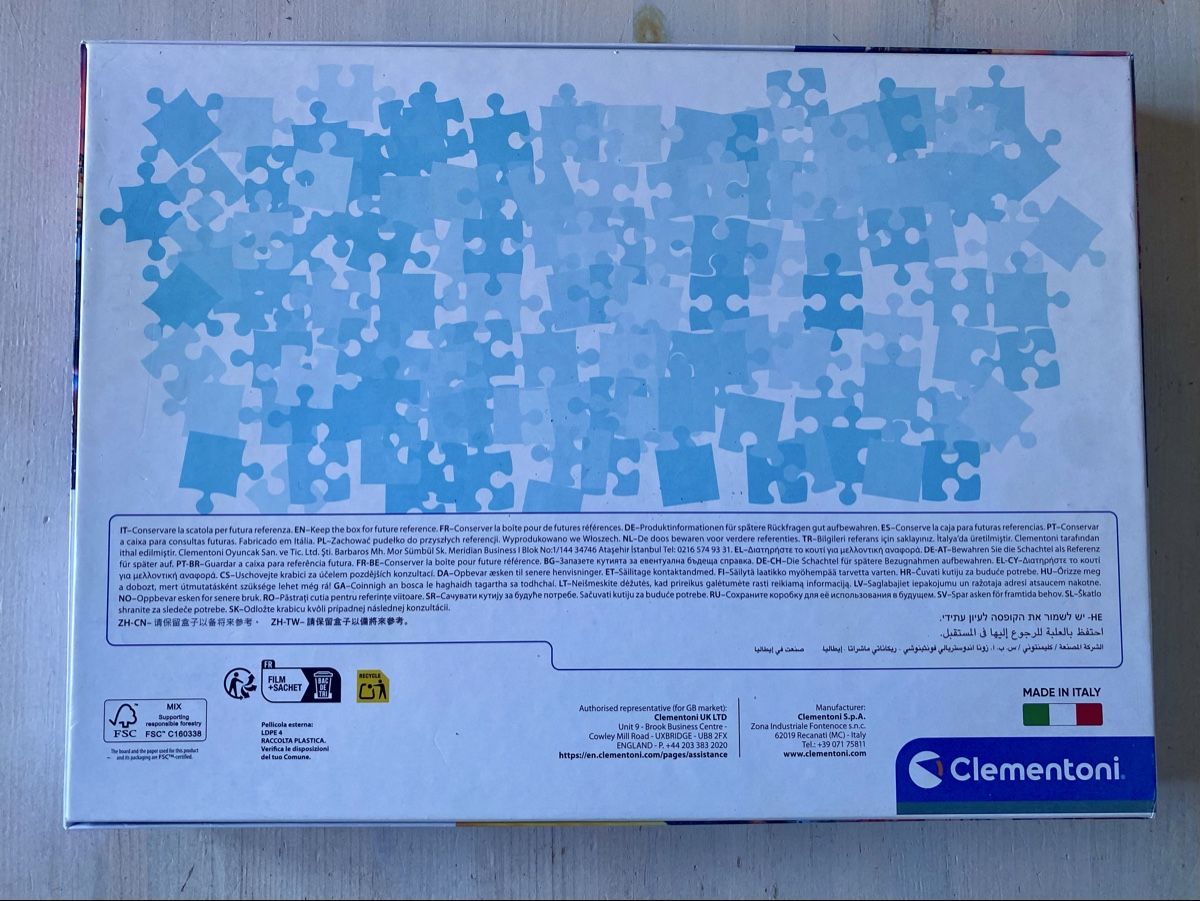 Clementoni Puzzle: Puzzle 1000 Teile – Usato da Unterägeri venduto da Simonolga 2