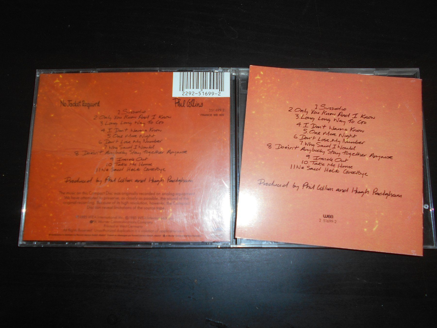 CDs: Phil Collins – No Jacket Required / 1985 – Gebraucht aus Aarberg von witchhunter01 1