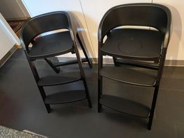 2 CHICCO Kinder-Hochstühle Crescendo Lite schwarz