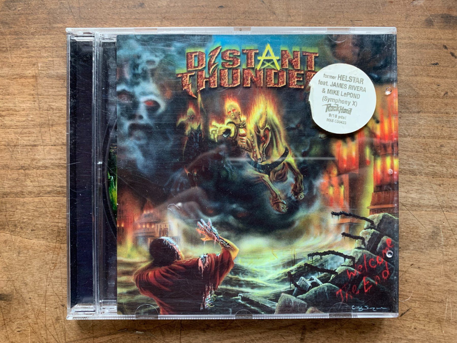 CD: Distant Thunder Welcome The End Heavy Metal CD Helstar – Usato da Willerzell venduto da Stoeff8l