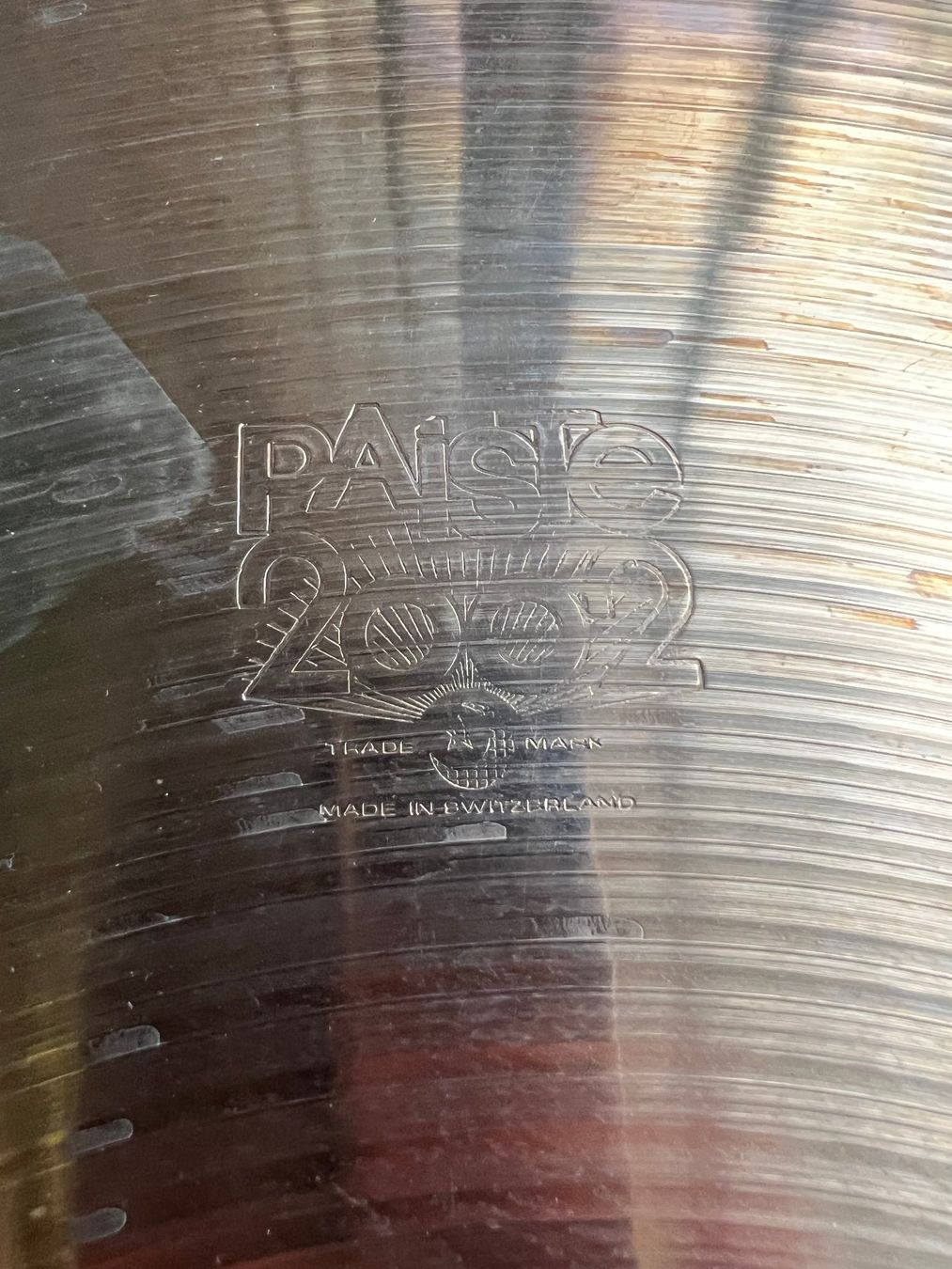 Paiste Strumenti musicali: Paiste 2002 Ride 20" – Usato da Dietikon venduto da Wildtransporte 2
