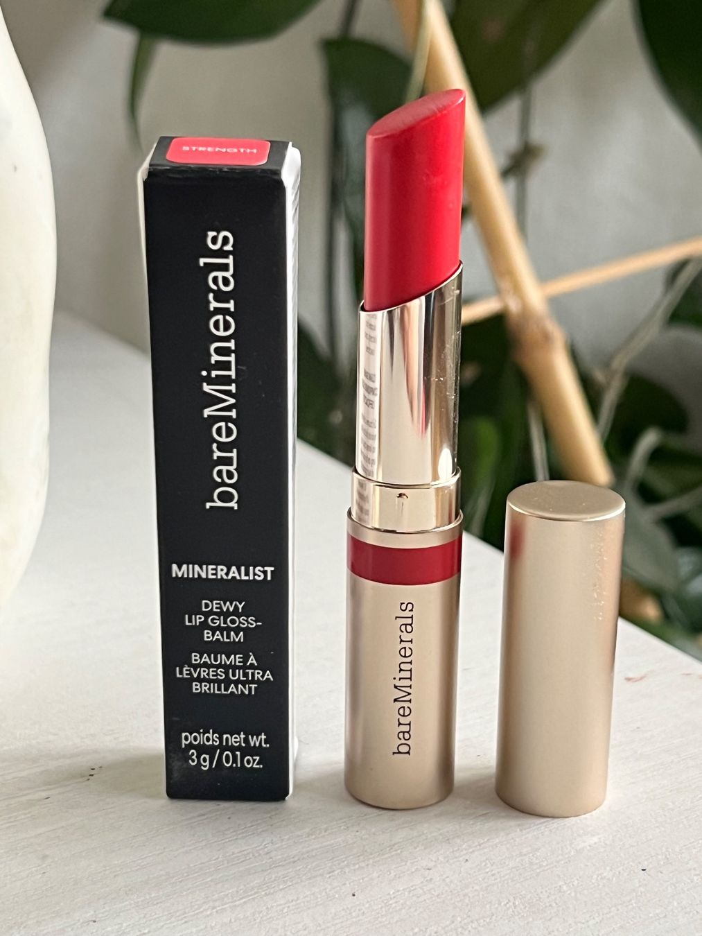 Make-up: bareMinerals Dewy Lip Gloss-Balm - Strength – Nuovo (secondo la descrizione) da Effretikon venduto da YaMn 1
