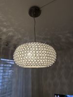 Suspension luminaire cristal ronde bon état général