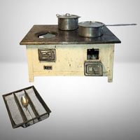 ✨MÄRKLIN Puppenherd Antik Rarität mit Knorr Kiste & Zubehör