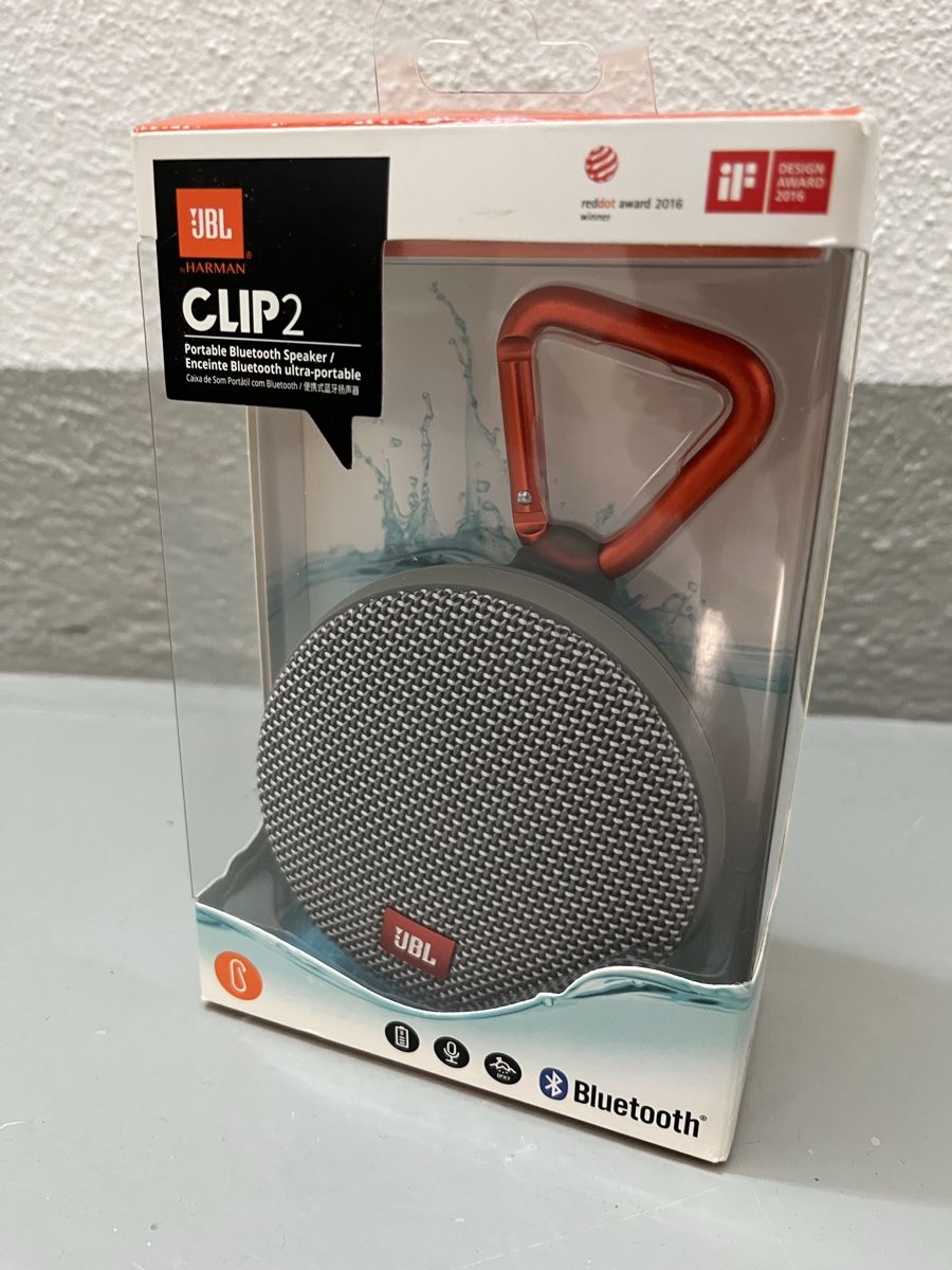 Tragbarer Mediaplayer: JBL Clip 2 Portable Bluetooth Speaker - Waterproof! – Neu und originalverpackt aus Affoltern am Albis von dan_jm8b