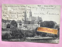 1901 Basel, Münster mit Pfalz