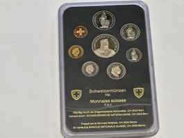 Schweizer Münzsatz Stgl. 1989
