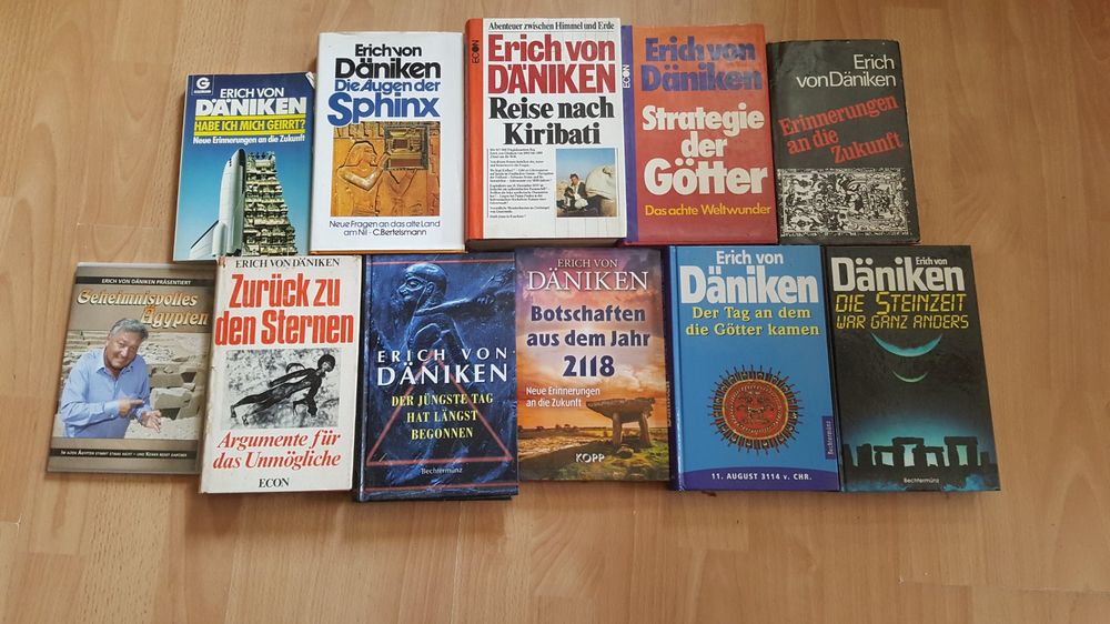 Erich von Däniken 10 x Bücher plus DVD (Gebraucht) in
