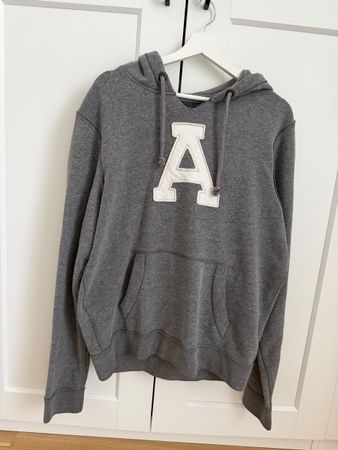 Kapuzenpullover Abercrombie & Fitch grau Grösse M