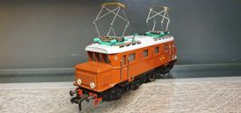 FLEISCHMANN:DC: DB E-LOK BR E 44 BRAUN GUSSMODELL 1335 OVP