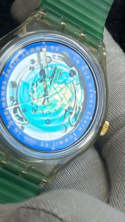 Swatch Orologi: Swatch Earth Summit 92' Vintage Uhr – Usato da Grenchen venduto da chththl 4