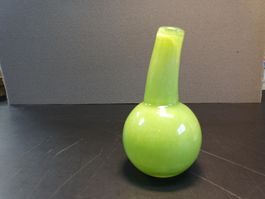 Henry Dean Vase grün signiert