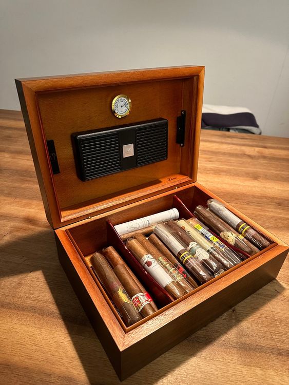 Humidor Davidoff mit Zigarren und Zubehör Kaufen auf Ricardo