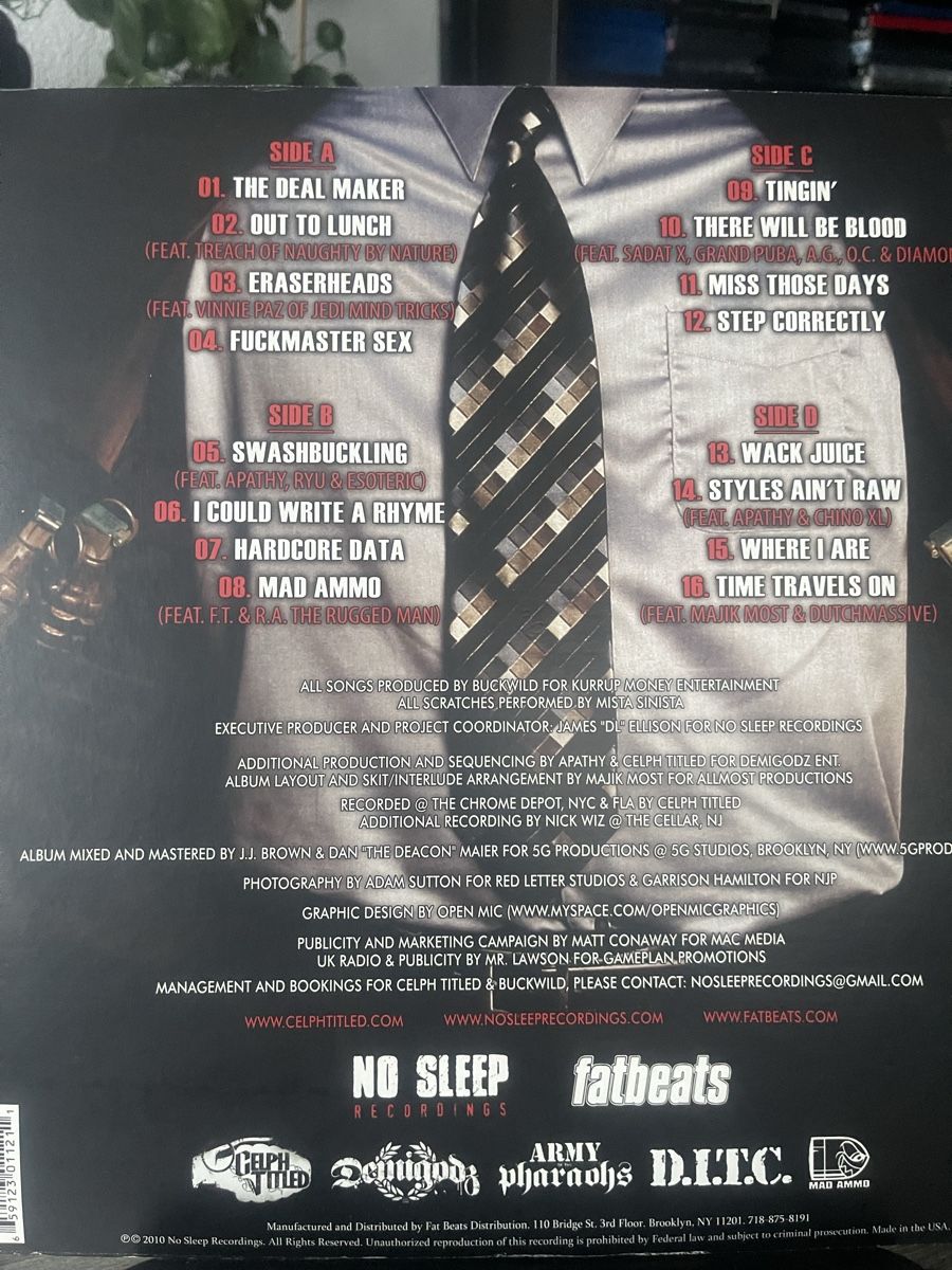 Schallplatten: Celph Titled & Buckwild / Nineteen ninety now  – Gebraucht aus Dagmersellen von stonefinger 1