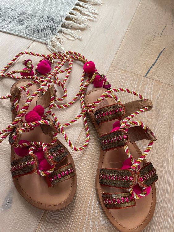 Gioseppo Damen-Sandale Ossian – Schwarz, Mit Zopf-Detail, Bequem & Stylisch, Größe 36 EU