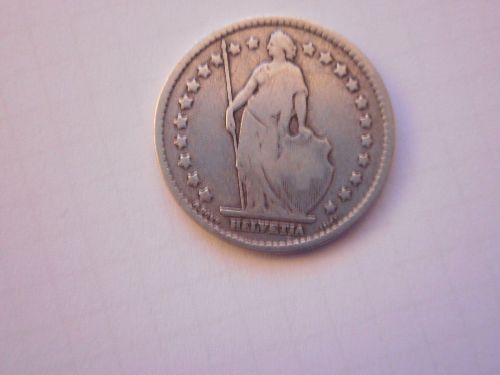 Toutes les monnaies: 1 Fr. 1876 silber uralt – D'occasion à Kriegstetten par  1