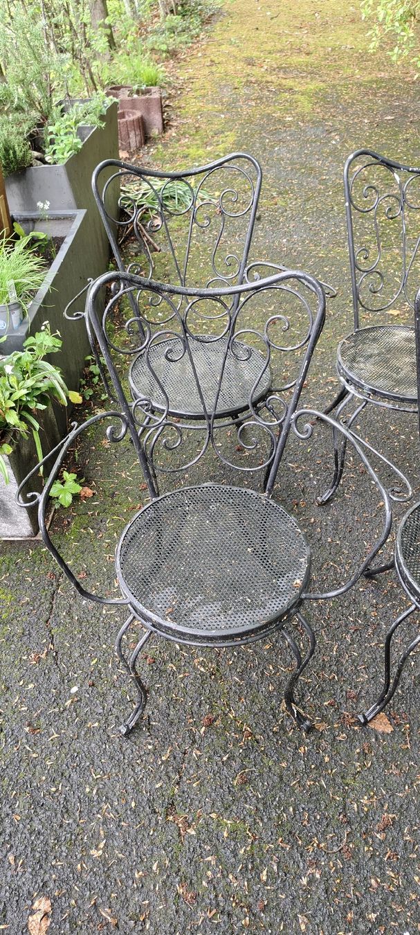 Sedie: 4 Antike Gartenstühle – Usato da St.Gallenkappel venduto da lalique 2