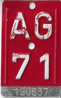 Velonummer AG 71