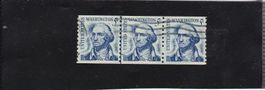 George Washington-Briefmarke, 1962 USA 3 x5-Cent-Briefmarke