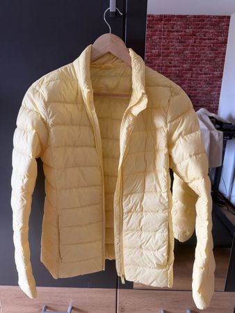 M&S puffer jacket yellow