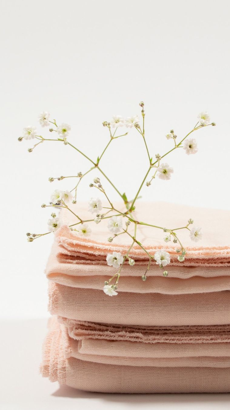 Coperte: Babydecke Musselin, peach – Nuovo (secondo la descrizione) da Burgdorf venduto da Crown.