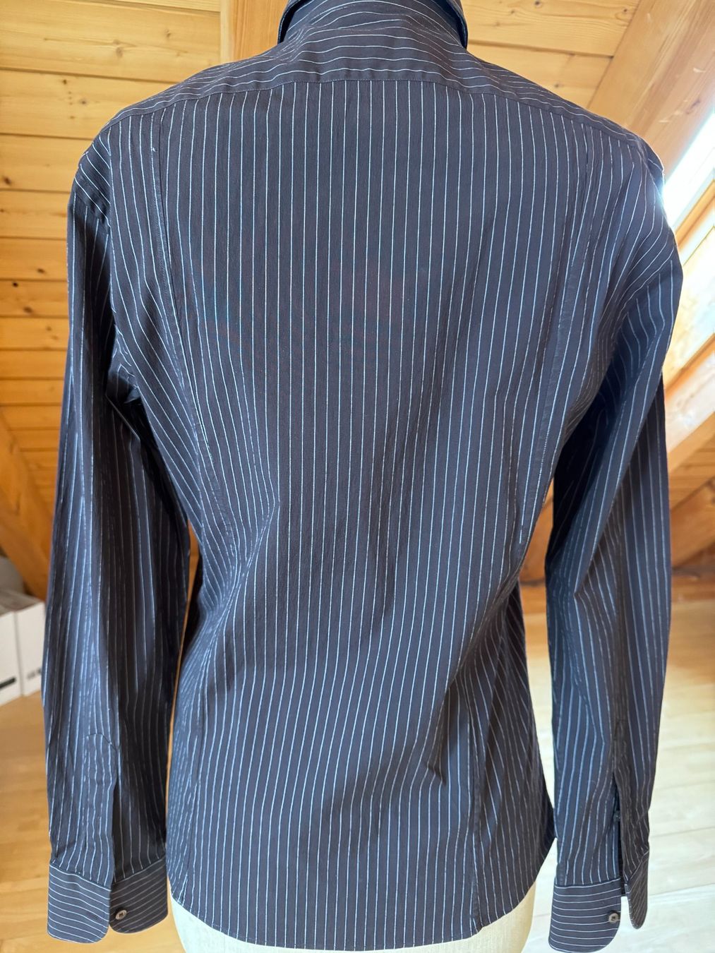 Camicie: DELSIENA Herrenhemd Gr. 41 Braun gestreift – Nuovo (secondo la descrizione) da Stäfa venduto da Mofi8712 4