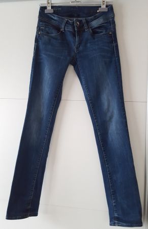 G-Star Damen Jeans MIDGE dunkelblau Straight Leg Gr. W28