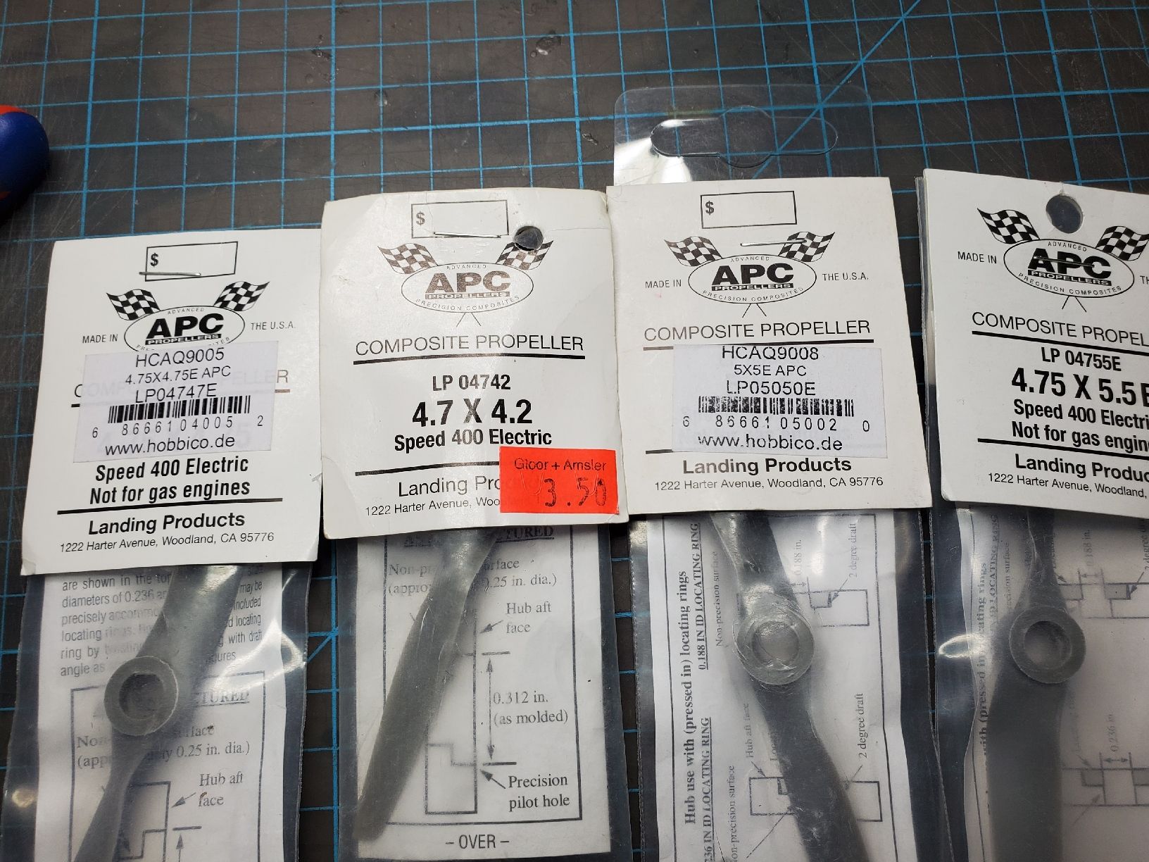 Modellismo RC: 10 APC 4,5" bis 5" Propeller  – Nuovo (secondo la descrizione) da Hausen AG venduto da Lothar64 2