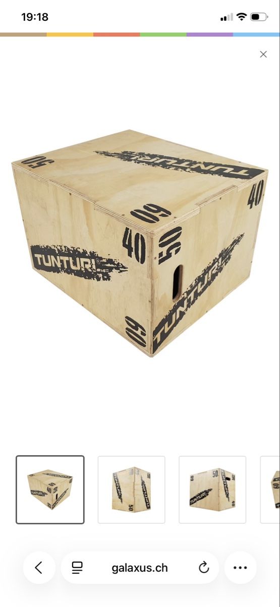 Hometrainer: Tunturi Plyobox Holz – Nuovo (secondo la descrizione) da Männedorf venduto da Pauc02