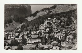 Alte AK Wengen BE Hunnenfluh bei Lauterbrunnen Gelaufen 1950