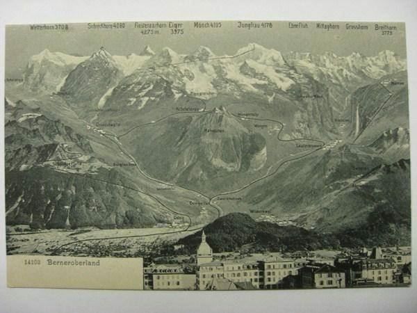 Cartoline postali: AK  Berner Oberland – Usato da Gundetswil venduto da Egro01