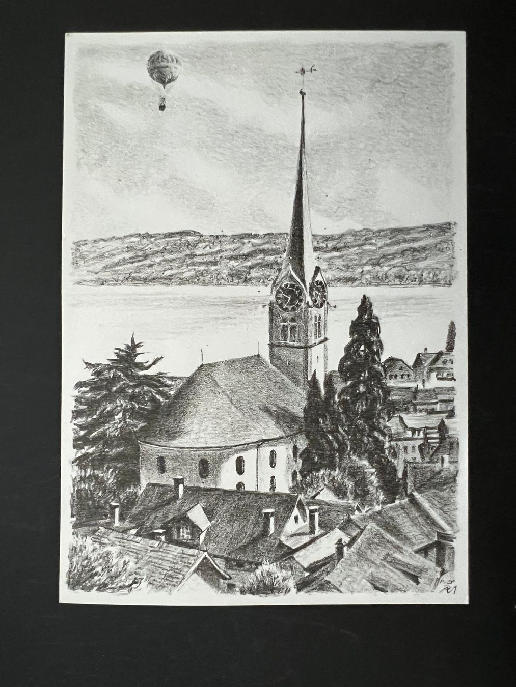 Tutti i francobolli: Ballon Post 1982 ref. Kirche Horgen      (G1225) – Usato da Hinwil venduto da Sidi4 1