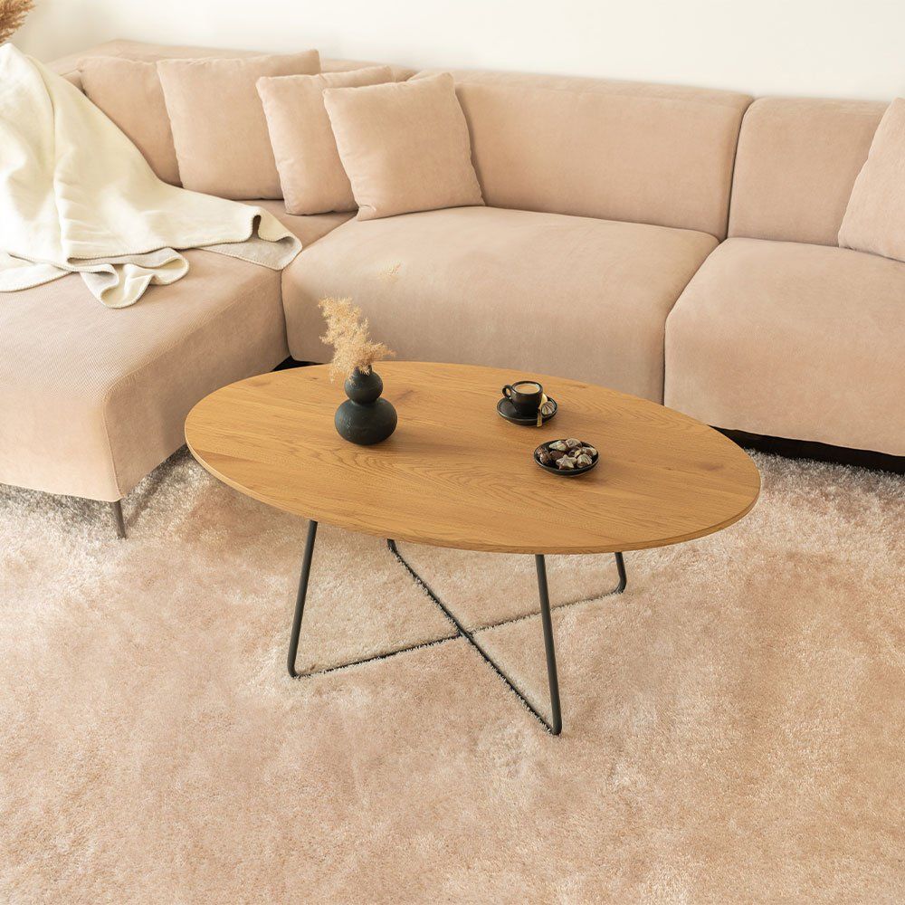 Tische: Couchtisch Oval NOVO - Oiled Oak – Neu und originalverpackt aus Wallenwil von toesstal-vertrieb