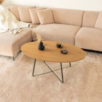 Couchtisch Oval NOVO - Oiled Oak
