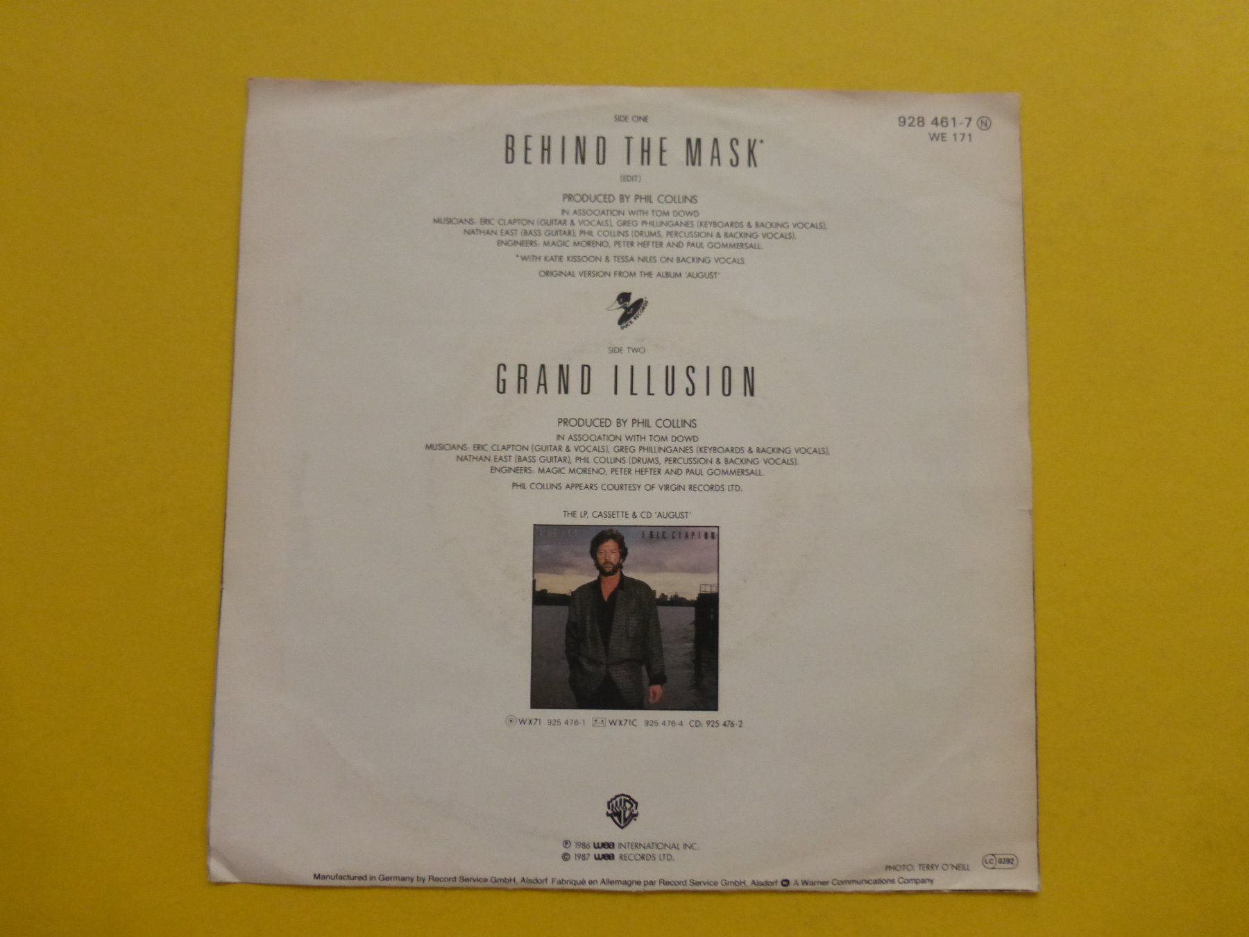 Dischi in vinile: Eric Clapton – Behind The Mask – Usato da Zürich venduto da Swiss57 1