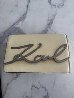 Karl Lagerfeld Signature Clutch / Crossbody Bag – Limone