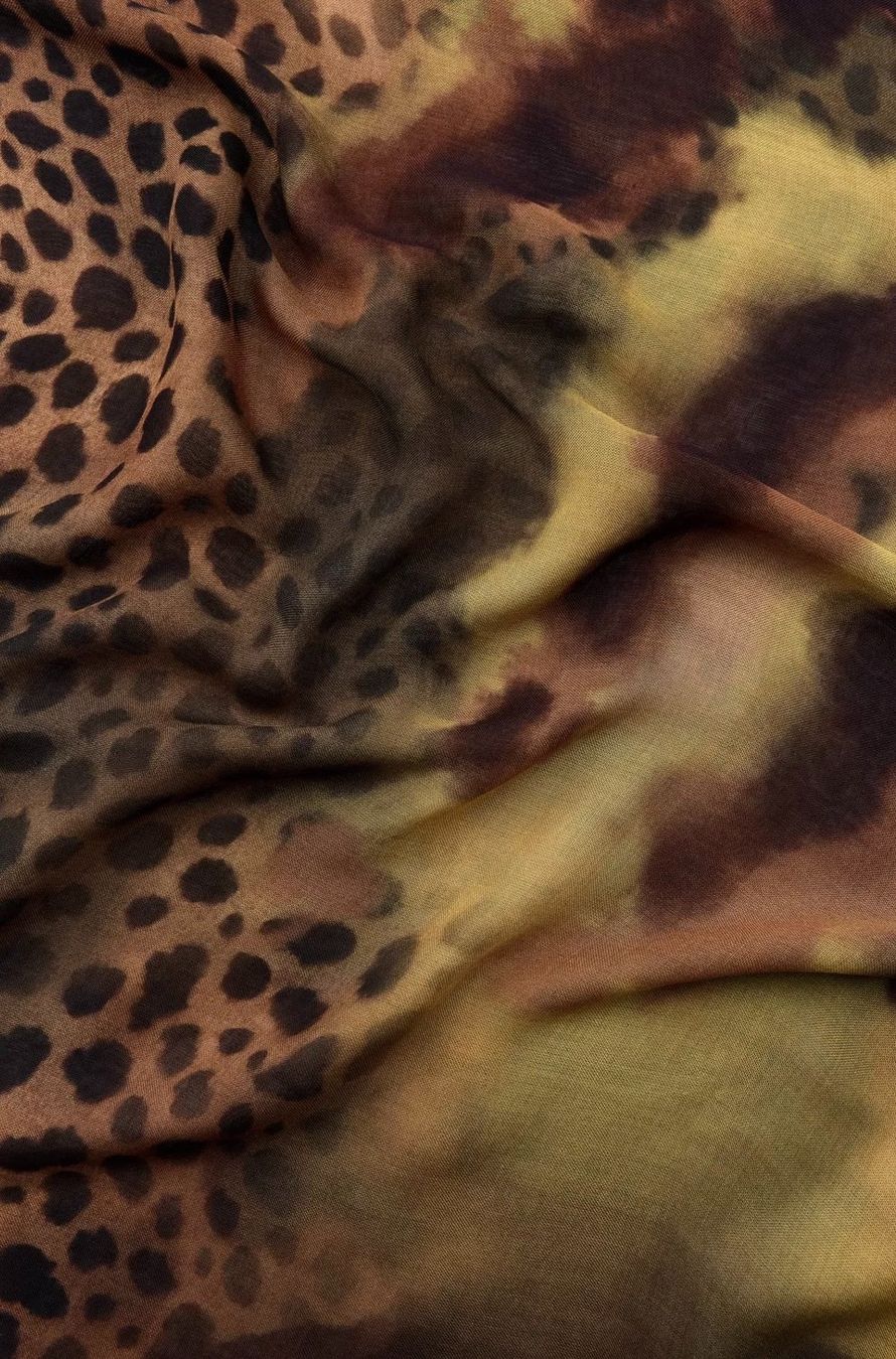 Zara Foulards, Tücher & Schals: NEW Zara Leopard Print Modal Silk Scarf – Neu (gemäss Beschreibung) aus St. Gallen von look-twice 1