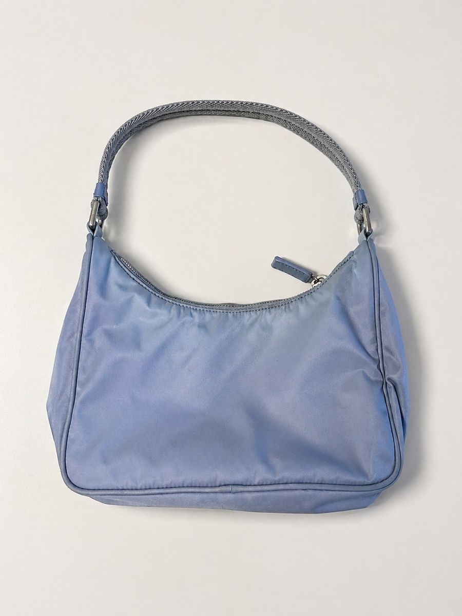 Prada Borse da donna: Borsa Prada Vintage Nylon Azzurra – Usato da Ascona venduto da BiancaB 1