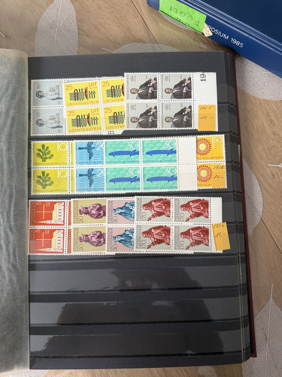 Tutti i francobolli: Collection de timbre Suisse Liechtenstein – Nuovo (secondo la descrizione) da Châtelaine venduto da lan_55vt 9