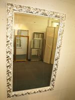 Spiegel ARKTUS weiss silber 89 x 189 cm
