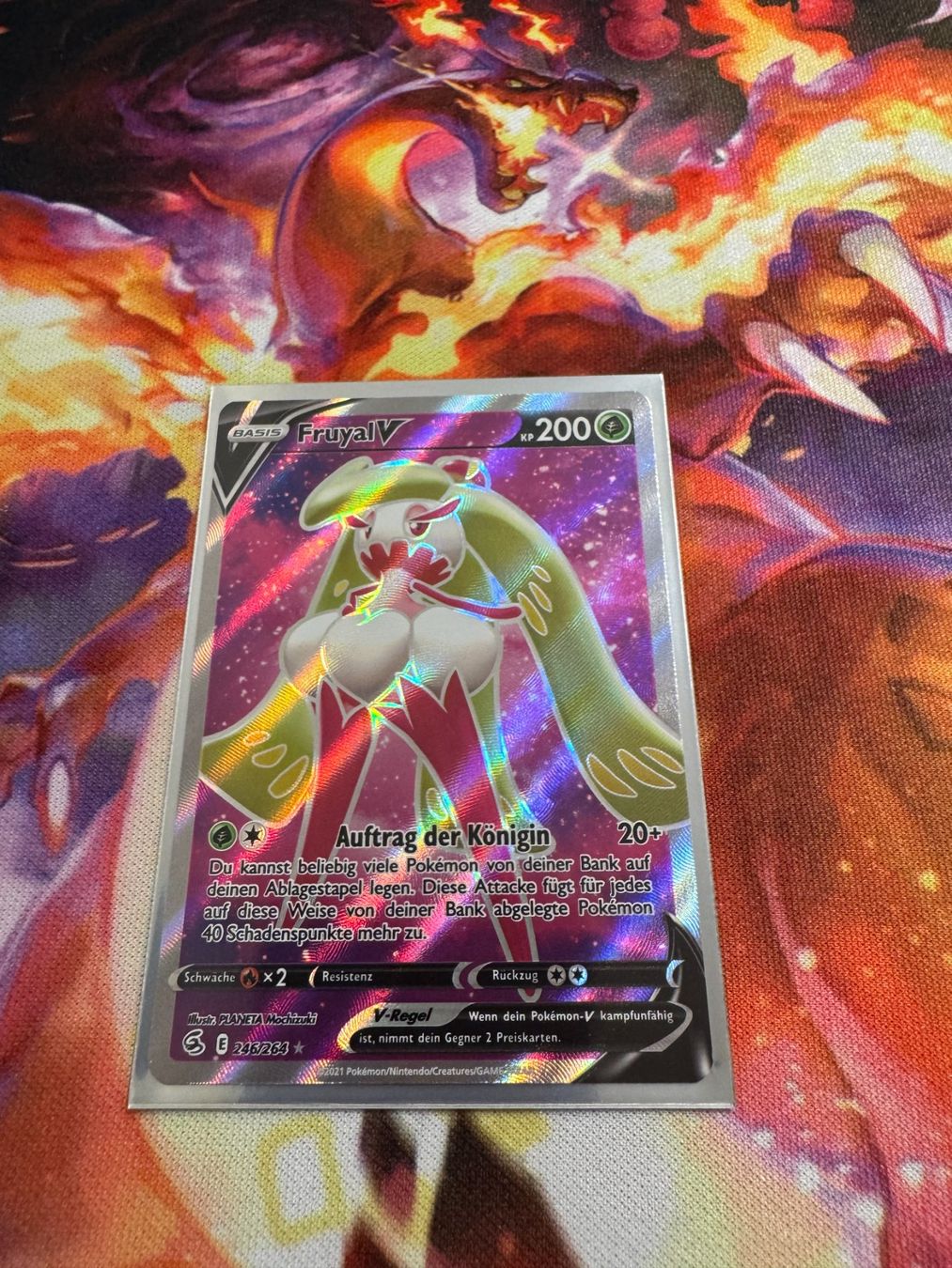 Pokémon Carte collezionabili: Fruyal V (FST 246) / Fusionsangriff – Nuovo (secondo la descrizione) da Bülach venduto da CherryBlu